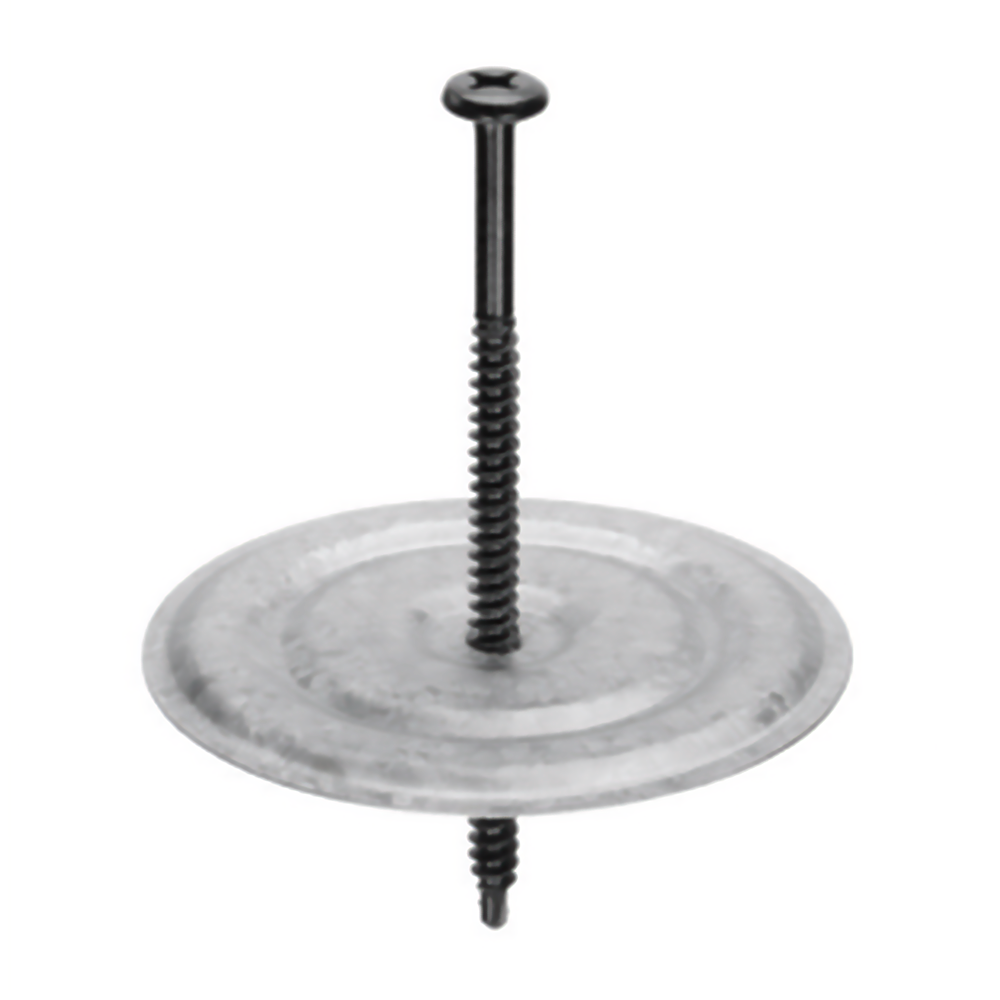 TRUFAST - Round Galvalume Metal Insulation Plates - Per Carton