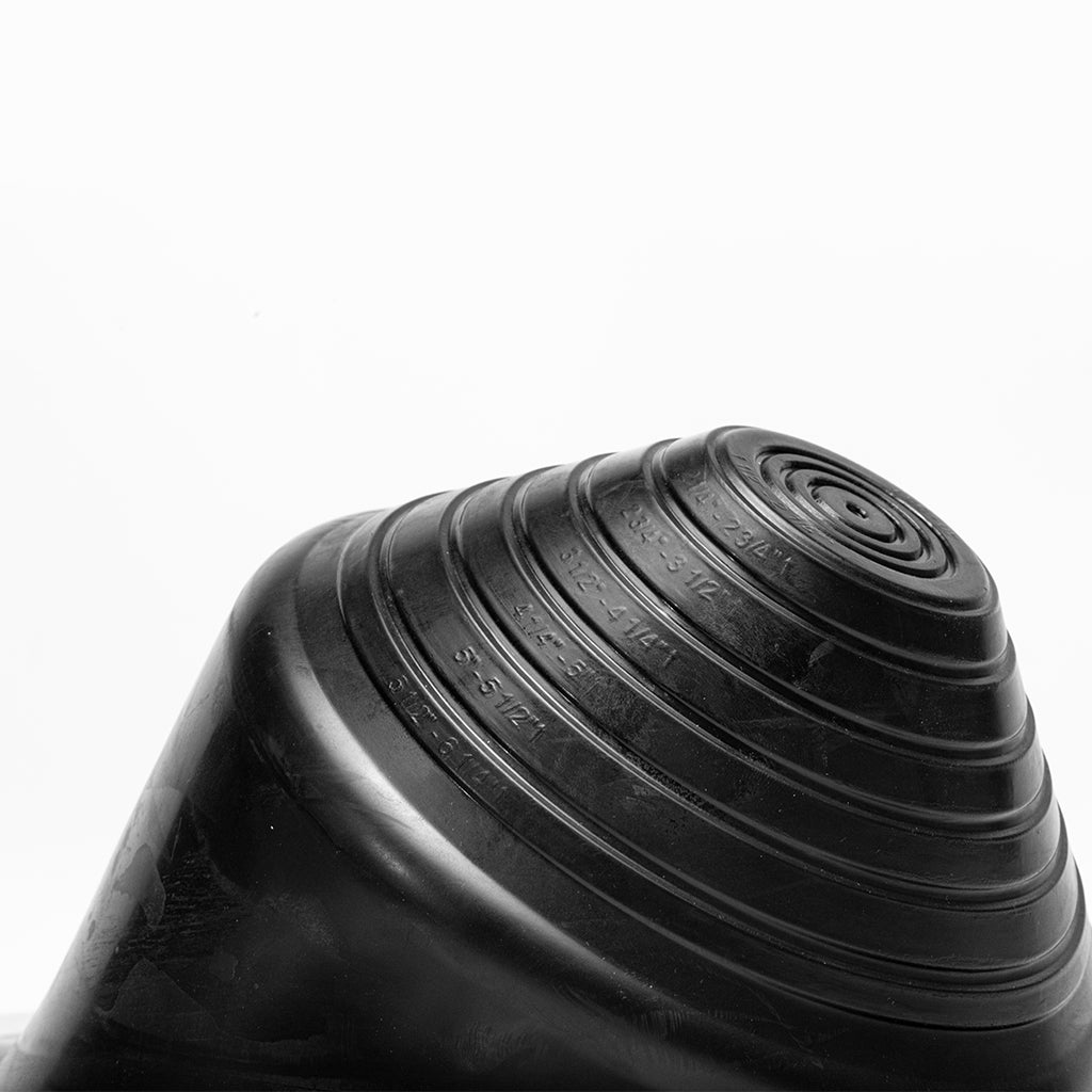 Square Base Extreme Angle Pipe Flashing