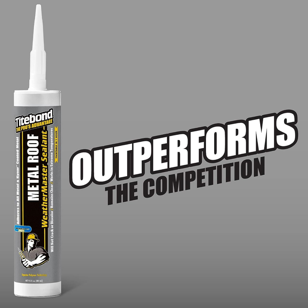 Titebond Weathermaster Metal Roof Sealant - Case (12 tubes/case)