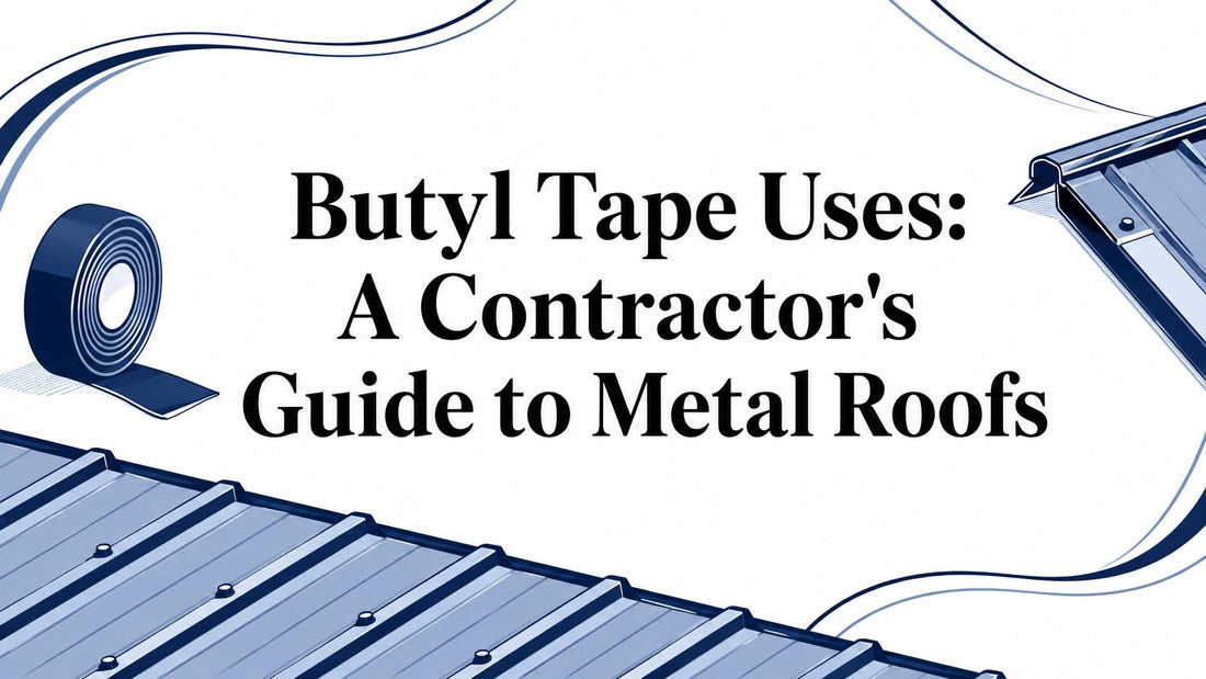 Butyl Tape Uses: A Contractor's Guide to Metal Roofs