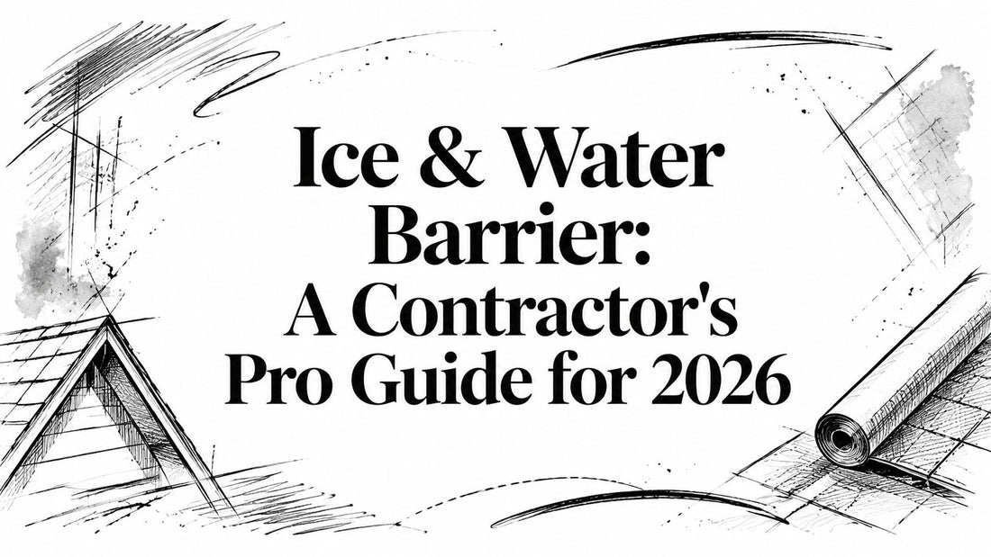 Ice & Water Barrier: A Contractor's Pro Guide for 2026