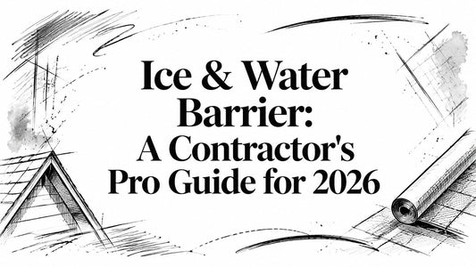 Ice & Water Barrier: A Contractor's Pro Guide for 2026