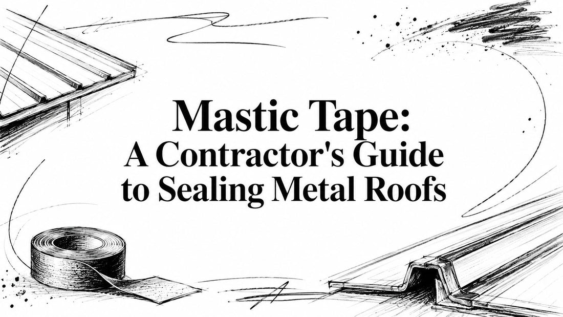 Mastic Tape: A Contractor's Guide to Sealing Metal Roofs