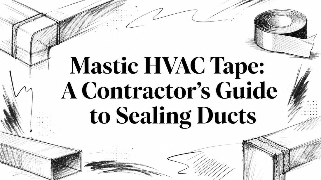 Mastic HVAC Tape: A Contractor's Guide to Sealing Ducts