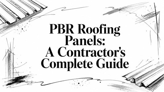 PBR Roofing Panels: A Contractor's Complete Guide