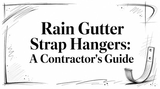 Rain Gutter Strap Hangers: A Contractor's Guide